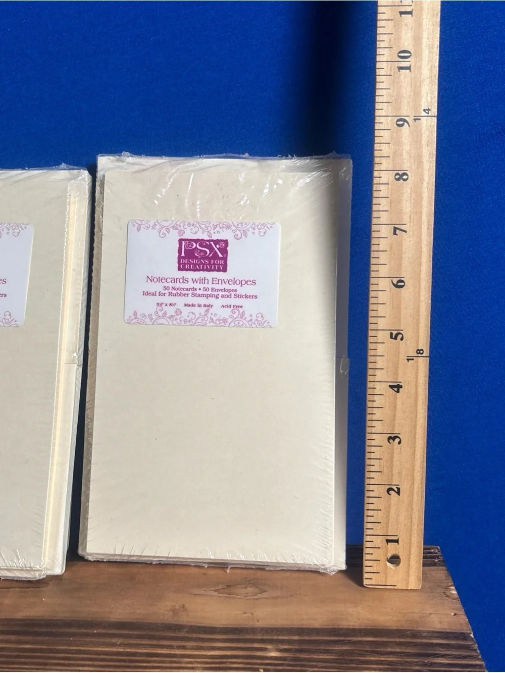 Vintage 2001 PSX Designs Note Cards & Envelope Total 100 Made In Italy Sealed